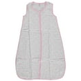 thumbnail image 2 of Hudson Baby Infant Girl Muslin Cotton Sleeveless Wearable Sleeping Bag, Sack, Blanket, Damask, 0-6 Months, 2 of 2