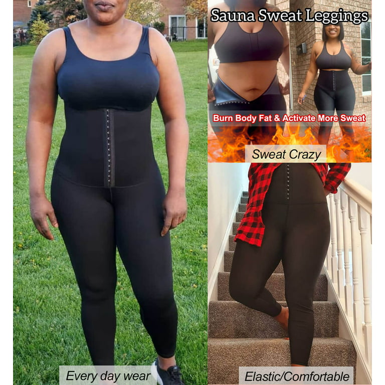  LMCOB Sauna Pants For Women Weight Loss Sauna Sweat Leggings  High Waist Workout Sauna Suits Pant