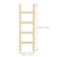 thumbnail image 2 of OUNONA 4 Pcs Échelles en Bois Forme d'Échelle Brun Clair Design Durable Décorations Modèle, 2 of 8