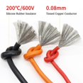 thumbnail image 3 of Cable de silicona ultrasuave resistente al calor, cable de cobre Flexible de alta temperatura, 30, 28, 26, 24, 22, 20, 18, 16, 15, 14, 13, 12, 10 AWG, 1M/5M, 3 of 3