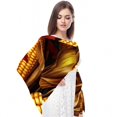thumbnail image 4 of Hanksgiving Corn Elegant Chiffon Silk Scarf - Lightweight Breathable Translucent Wrap Shawl for Women - 70.86x28.7in, 4 of 6