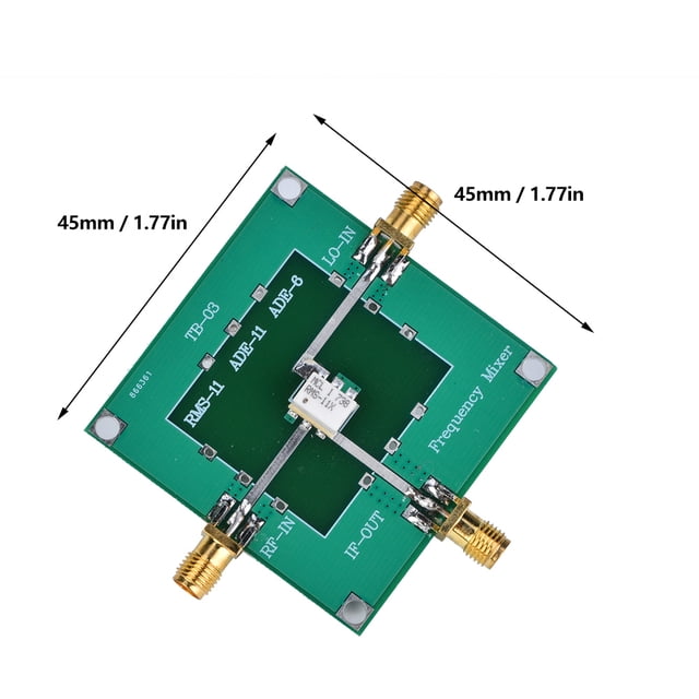 Mixeur Passif à Grand Gamme de Fréquences pour Conversion vers le Bas dans Récepteurs HF VHF, Modulation avec Détection dans l'Imagerie Doppler Shift
