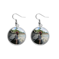 thumbnail image 1 of Beach Coconut Tree Ellie Yao chica Stone Pendientes pendientes de plata colgantes joyas señora Unbranded M, 1 of 3
