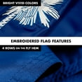 thumbnail image 3 of G128 - 6 Feet Tangle Free Spinning Flagpole (Black) South Carolina Flag Brass Grommets Embroidered 3x5 ft (Flag Included) Aluminum Flag Pole, 3 of 7