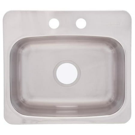 Franke USA Dual Mount 8-inch Deep Stainless Steel Bar Sink - Walmart ...