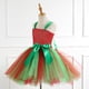 thumbnail image 4 of Vestido de tutú navideño para niña pequeña, vestido sin mangas para desfile, vestido de disfraz de cosplay para fiesta de Navidad, 4 of 6