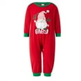 thumbnail image 2 of Onlypjs Family Matching Christmas Pajamas – Red & White Striped Santa Print Holiday Sleepwear for Women, Men & Pets, 2 of 3