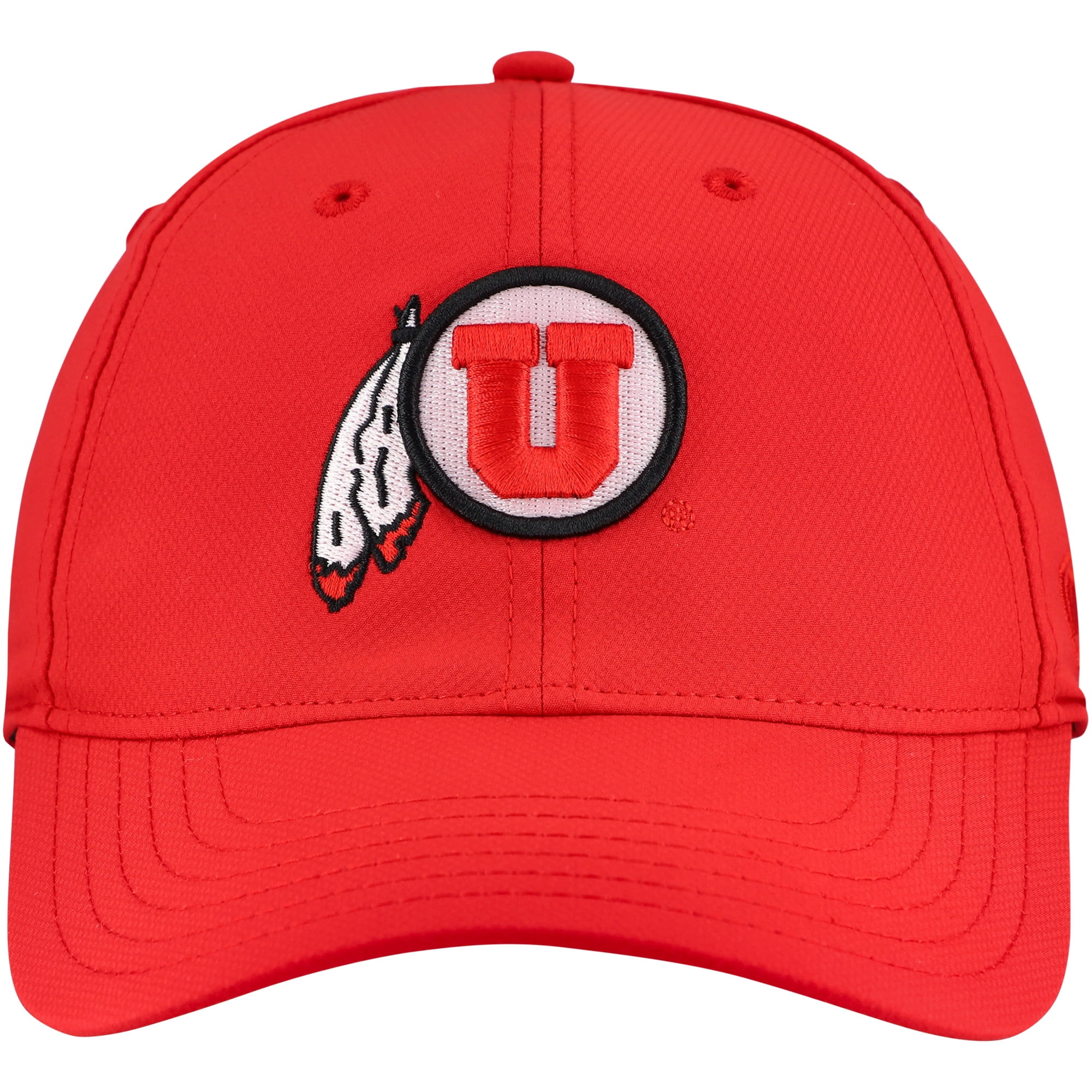 Men's-Top of the World  Red Utah Utes Victory Trainer Adjustable Hat