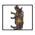 thumbnail image 2 of RYLABLUE Rhinoceros Blanket Fleece Throw Blanket for Sofa or Bed 58x80 inches, 2 of 3