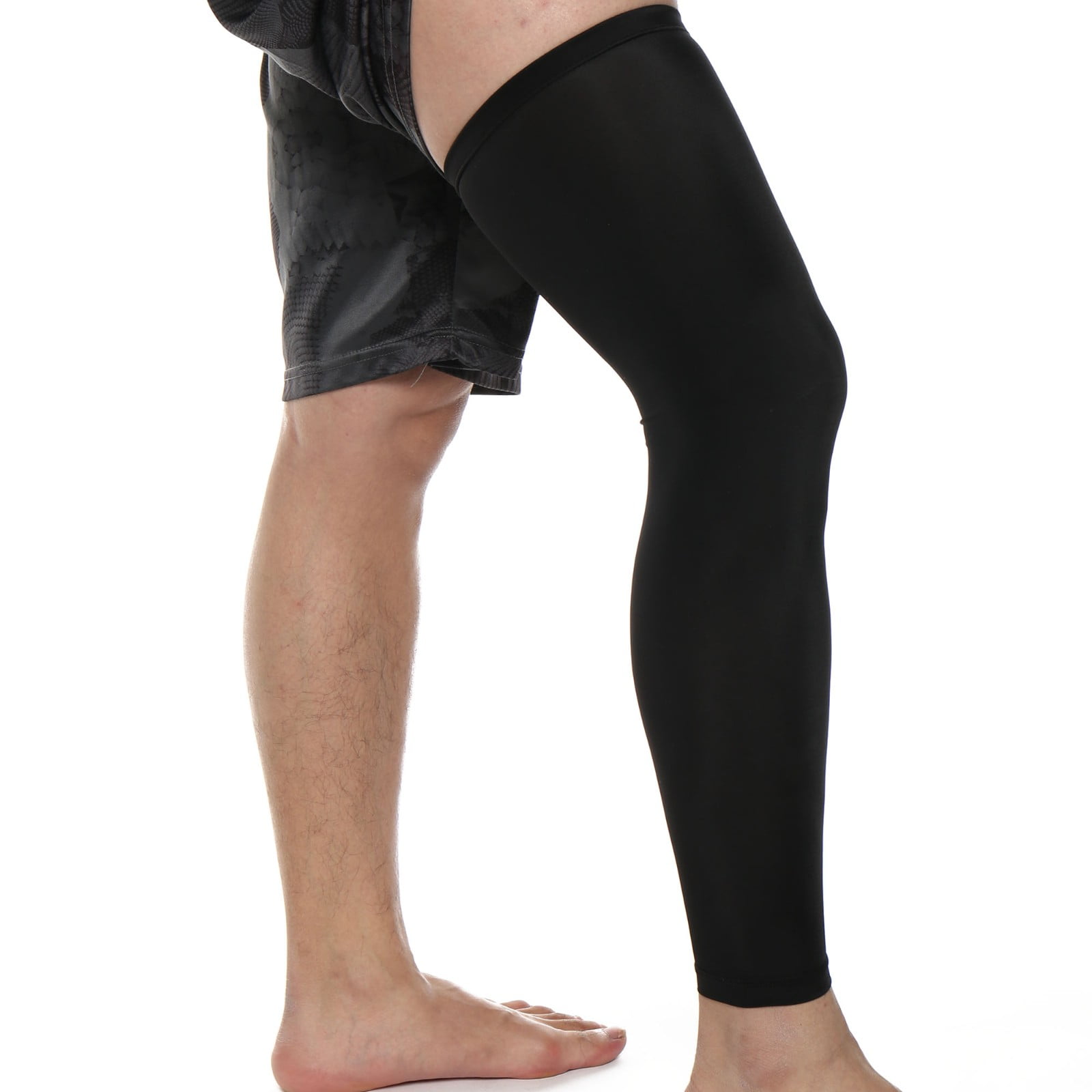 Medium GonHui Full Leg Sleeves UV Protection Leg Compression Sleeves for men and women 1 Pair - 