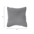 thumbnail image 3 of Coussin Texturé Tissé à la Main en Coton Gris Pâle - Ensemble de 2, 3 of 4