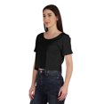 thumbnail image 4 of Inkmeso Regular Street Style Crop Top Scoop Neck Tee For Womens Cotton Tshirt, 4 of 7