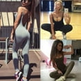 thumbnail image 5 of Femmes Combinaison Sans Manches Bodycon Slim Fit Sport Pantalon Long Romper, 5 of 5