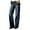 Blue, variant on Wide Leg Jeans for Women Stretch Mid Waist Baggy Jeans Boot Cut Jeans Denim Pants Without Belt Light Blue S