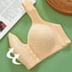 thumbnail image 3 of Karight Lace Bras for Women Front Closure No Underwire Comfort Senior Wireless Snap Closing Bra, 3 of 8