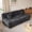 Gray, variant on Magic Home 89" Cloud Sofa,Modern Velvet Couch,3-Seat Sofa for Living Room,Apartment and Small Space,Pink