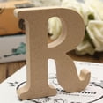 thumbnail image 3 of 2 Uds de Artesanía Carta licencia Colgante de Pared Boda Guardería perfecl Alfabeto de madera, 3 of 8