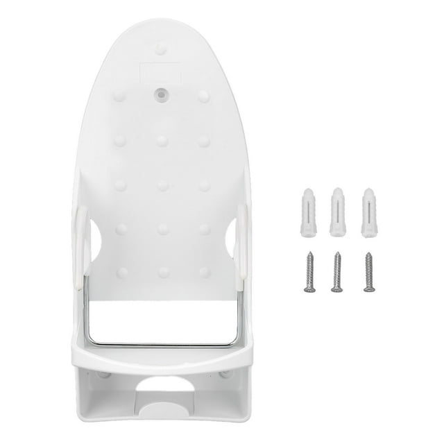 Soporte para plancha eléctrica Nikou resistente al calor 2 en 1 color blanco