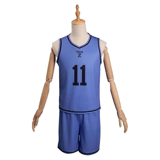 BLUE LOCK Isagi Yoichi Cosplay Costume Uniform 11 Team Outfits For Boys Men Adult Halloween Carnival Disguise RolePlay Suit