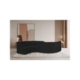 thumbnail image 6 of Meridian Furniture Arc Black Boucle Fabric Modular Sectional, 6 of 6