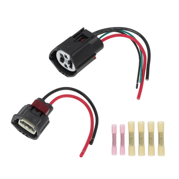 Conector del resistor del motor del ventilador HVAC Unique Bargains para FORD, LINCOLN y MERCURY con terminales 9U2Z14S411LB/WPT-1361