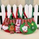 thumbnail image 2 of leyfeng Bolsas de regalo de dulces de Navidad para niños Bolsas de manzana de Navidad tridimensionales de punto Papá Noel, muñeco de nieve, alce, oso, 2 of 5
