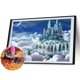 thumbnail image 2 of Cuadros Decorativos IY completo redondo taladro diamante pintura cielo castillo mosaico Rhinestone arte artesanía Likrtyny embutido en tela, 2 of 6