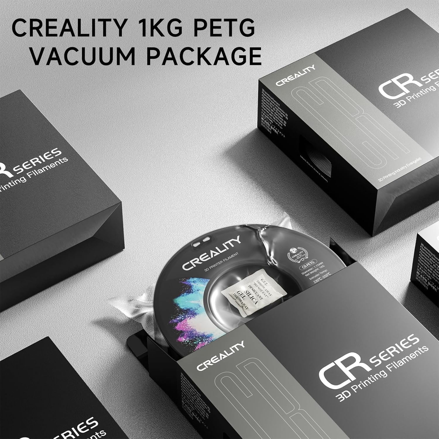 Creality Blue PETG Filament 1.75mm High-Speed 3D Filament for K1 Max 30-600mm/s Printing 1kg/2.2lbs Spool Hyper PETG w Dimensional Accuracy +/- 0.03mm