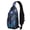 Moon Star Rocke, variant on Indian Paisley Sling Backpack – Boho Floral Crossbody Daypack, Lightweight Anti-Theft Travel Bag with Adjustable Strap & Multi-Pocket Design