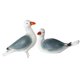 thumbnail image 2 of Aves Marinas De Estilo Mediterráneo, Artesanías Creativas En Forma De Pájaro De Resina, Esculturas De Gaviota, Decoración Para El Hogar Y La Oficina Kearding HA039813-02, 2 of 6