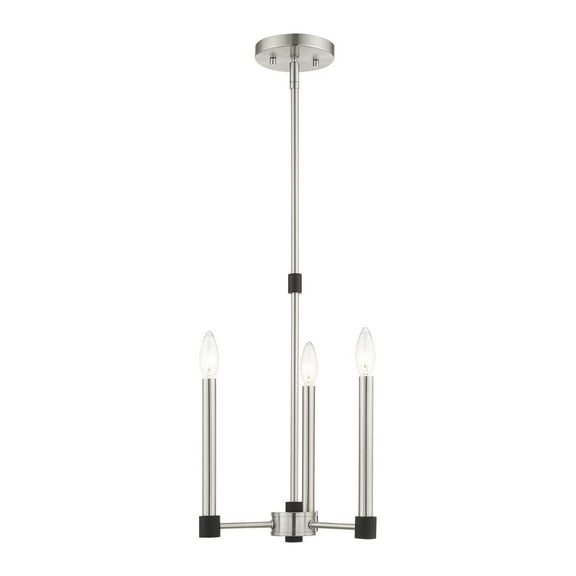 Livex Lighting - Karlstad - 3 Light Chandelier in Contemporary Style - 12 Inches