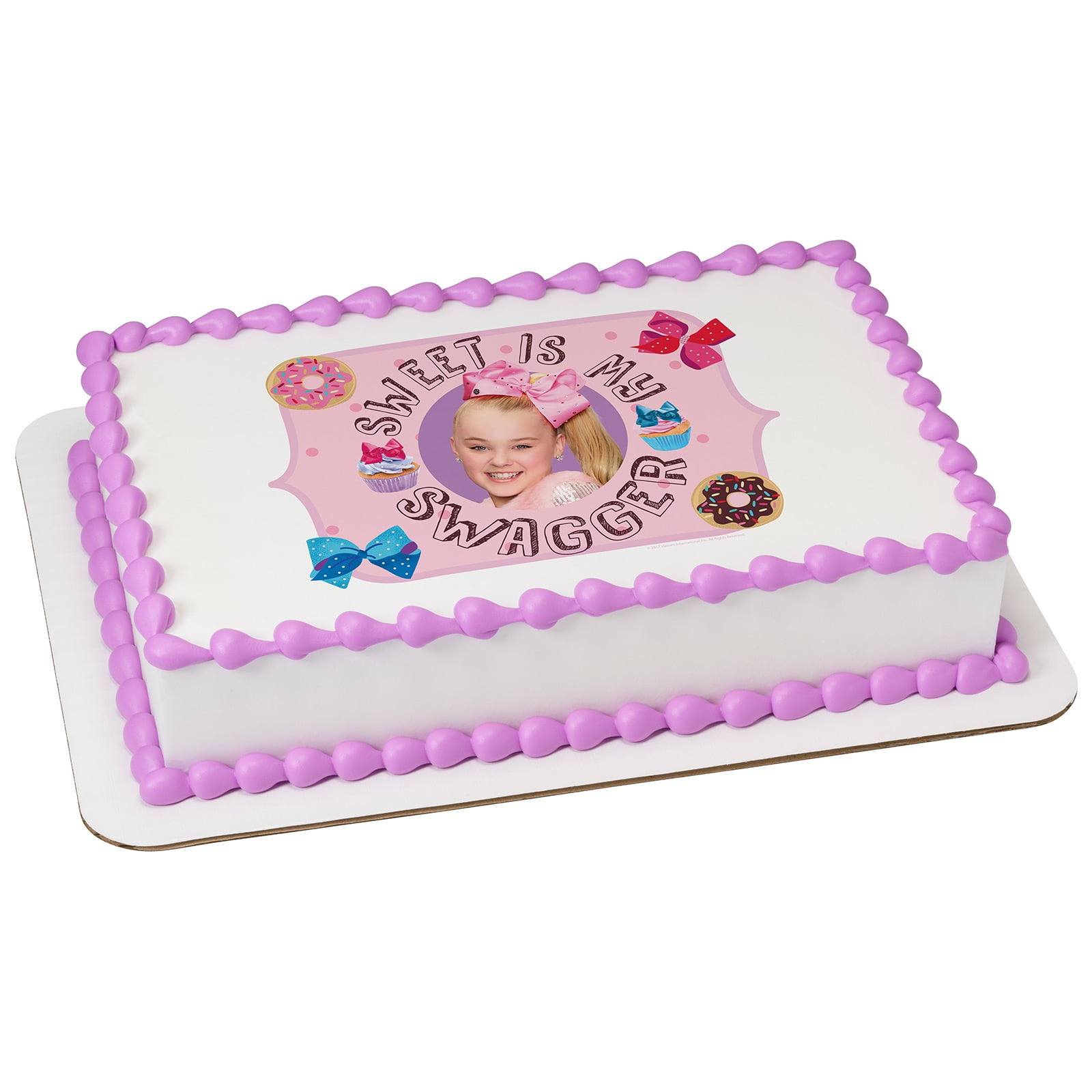 JoJo Siwa Quarter Sheet Edible Cake Topper (Each