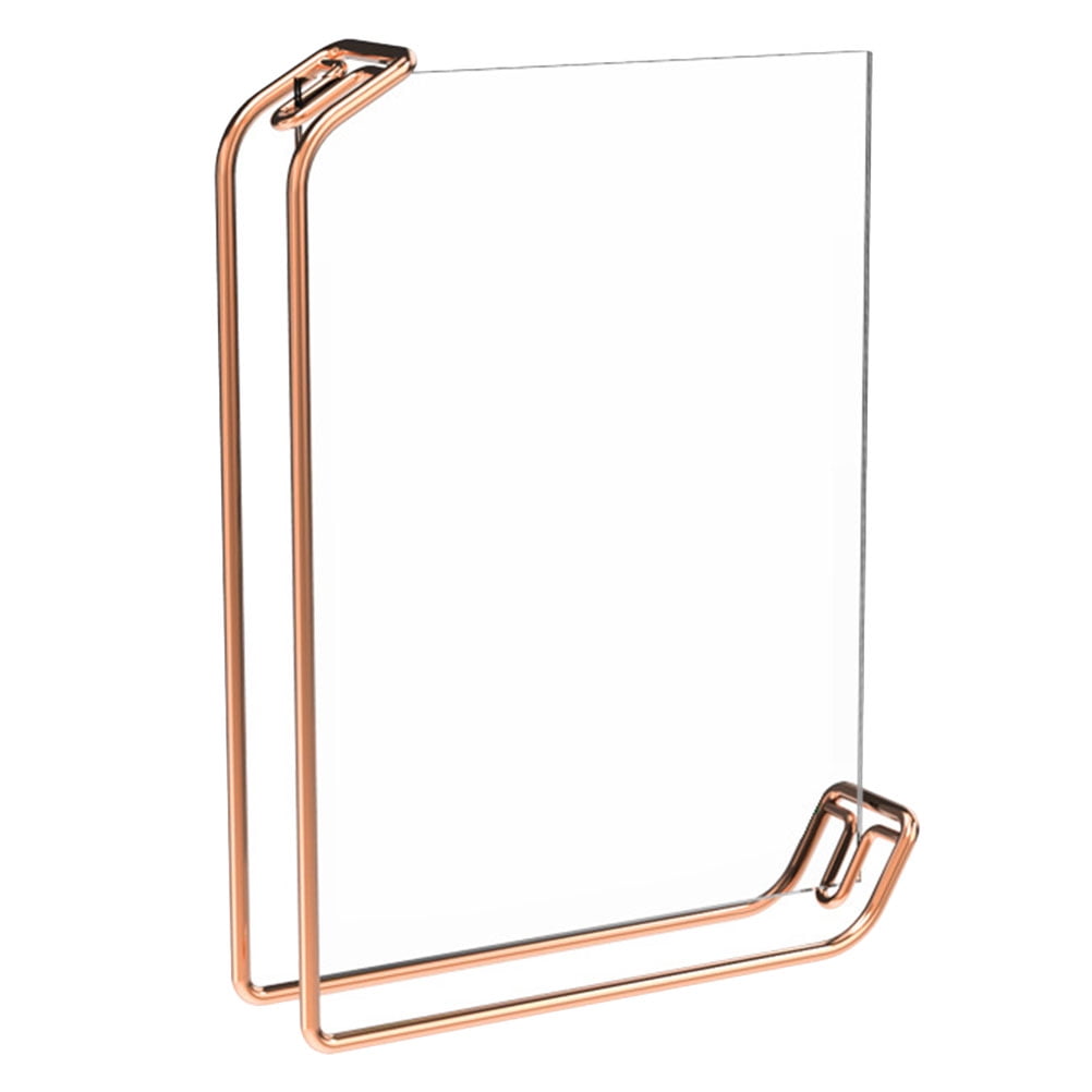 NUOLUX Frame Photo Picture Frames Display Tabletop Metal Holder Stand