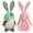 Pink+Green, variant on Easter Gnomes Decorations, 2 Pcs Plush Easter Bunny Handmade Swedish Tomte Elf Stuffed Doll Rabbit Gifts Cute Easter Faceless Dwarf Bunny Household Ornaments, Home Decor