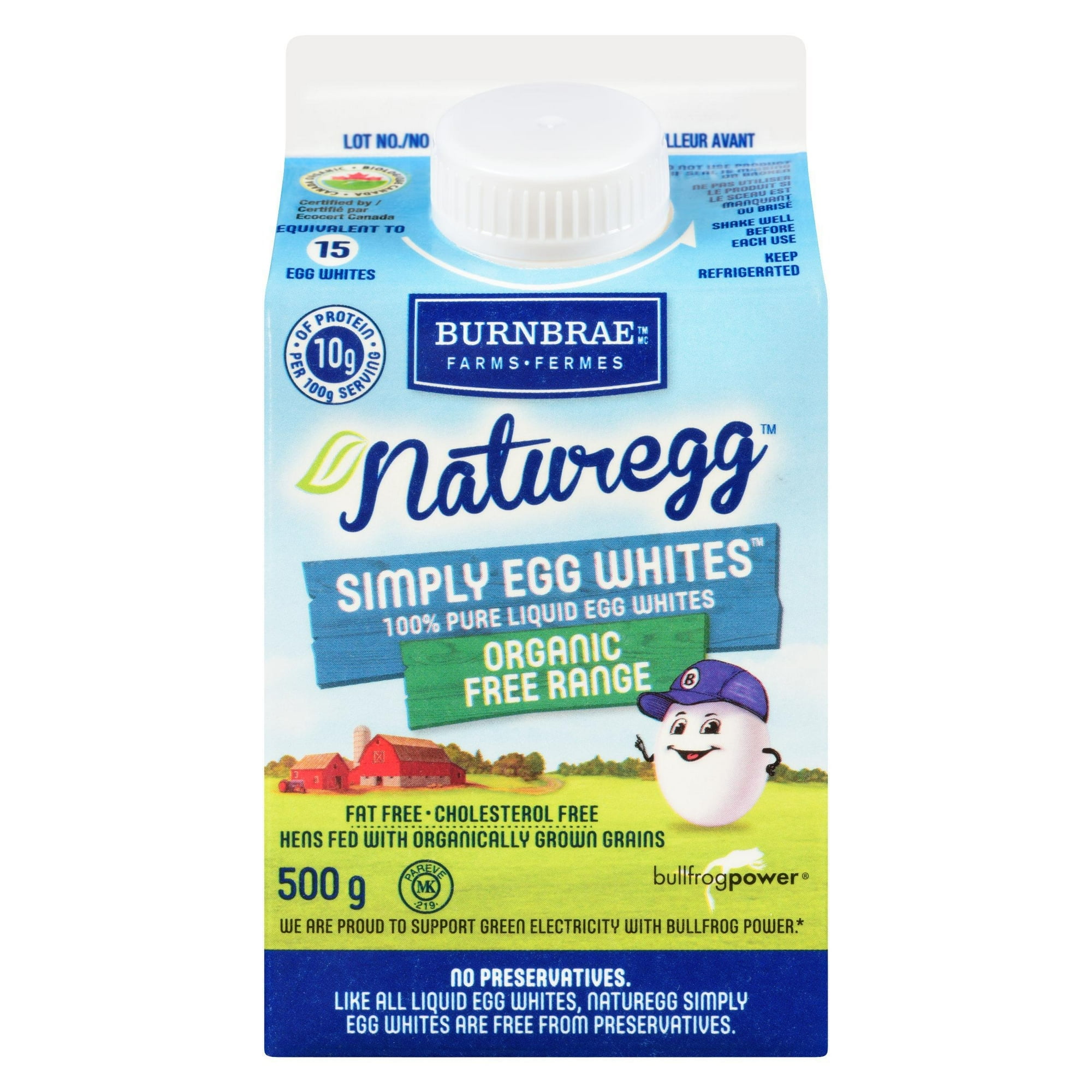Naturegg Simply Egg  Whites™ Organic Burnbrae Farms