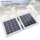 thumbnail image 4 of Panel Solar Portátil De 10W, Panel De Silicio Monocristal Plegable Cargador Solar Plegable Con 2 Puertos DC IP65 Implaz De Agua Para Acampar De Senderismo, 4 of 7