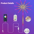 thumbnail image 7 of WiFi Bluetooth Smart Fireworks LED Light Outdoor, LED Fireworks Sparkler Lights Outdoor Tall, LED Firework Lights Music/Mic Sync with Firework Launch Effect Remote & APP Control-19.68 ft (3 Sets), 7 of 7