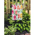 thumbnail image 2 of JSDART Colorful Abstract Flowers Hand Watercolor Roses Drawing Pattern Romantic French Garden Flag Decorative Flag House Banner 28x40 inch, 2 of 2