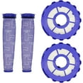 thumbnail image 1 of Paquete de 2 Filtros Posmotor y Paquete de 2 Filtros Premotor Piezas de Repuesto para Dy*son DC40, Bola Ligera/delgada Animal, Pisos Múltiples, Origen y Limpieza Total Aspiradoras, Comparar con la..., 1 of 6