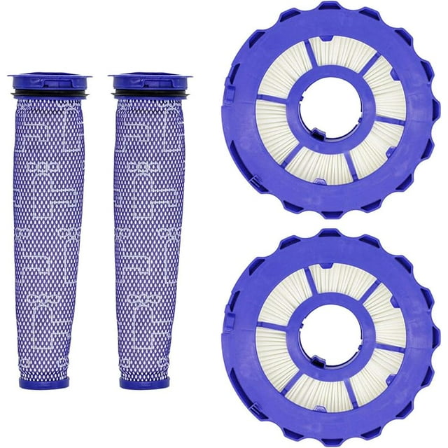 Paquete de 2 Filtros Posmotor y Paquete de 2 Filtros Premotor Piezas de Repuesto para Dy*son DC40, Bola Ligera/delgada Animal, Pisos Múltiples, Origen y Limpieza Total Aspiradoras, Comparar con la...