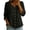 A1_Black#62, variant on Women's Peter Pan Collar Shirts Long Sleeve Button Down Solid Tops Empire Waist Peplum Casual Summer Blouses Black,L