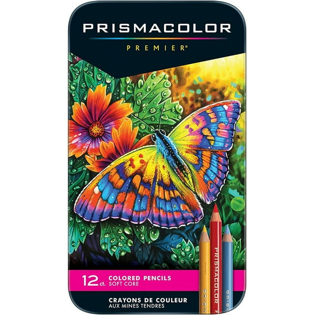 Colores Prismacolor Premier 12 Colores Estuche Metalico Prismacolor Unisex