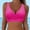 Hot Pink, variant on GZWYHT Bathing Suit for Women Tankini Tops for Women Women Swimwear Tops Underwire Full Coverage Bikini Top Up Swim Crop Top Tie Back Bathing Suit Tops Womens Swimsuits Women Beach Fashion Black L