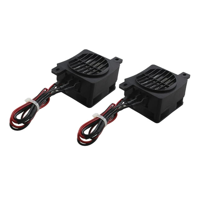2 Calentadores de Ventilador Termostático para de Huevos, Calentador de Ventilador PTC 24V 120W perfecl Calentador de espacio eléctrico