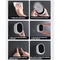 thumbnail image 5 of Wall-Mounted Disposable Toilet Brush Kit - 360° Deep Clean Scrubber with Self-Cleaning Pads, No Mess Space-Saving (White) Z, 5 of 7