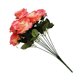 thumbnail image 3 of Ramo de novia de boda de flor de rosa artificial de 10 cabezas, ramo de flores de simulación de oficina en casa, rosa falsa, rosa roja tholdsy HA7036-06B, 3 of 5