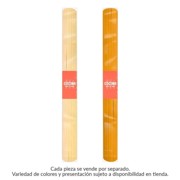 Mantel Prichos de bambú varios colores 1 pza