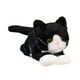 thumbnail image 4 of Juguete de peluche de gato, cómodo y acogedor, para acurrucarse, decoración del hogar, muñeco de gato de peluche kawaii coleccionable en blanco y negro, 4 of 9