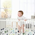 thumbnail image 6 of Sweet Jojo Designs Mod Dinosaur Blue and Green Fitted Crib Sheets 2 Piece Set, 6 of 6