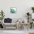 thumbnail image 2 of Stupell Aloe Plant Watercolor Style Leaves Botanical & Floral Painting Black Framed Art Print Wall Art, 2 of 8